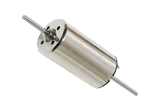 Micro 12V Coreless DC Motor dual shaft - 8mm diameter - RIC MOTOR