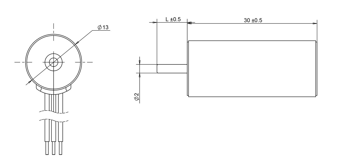 13mm 1330 coreless brushless motor