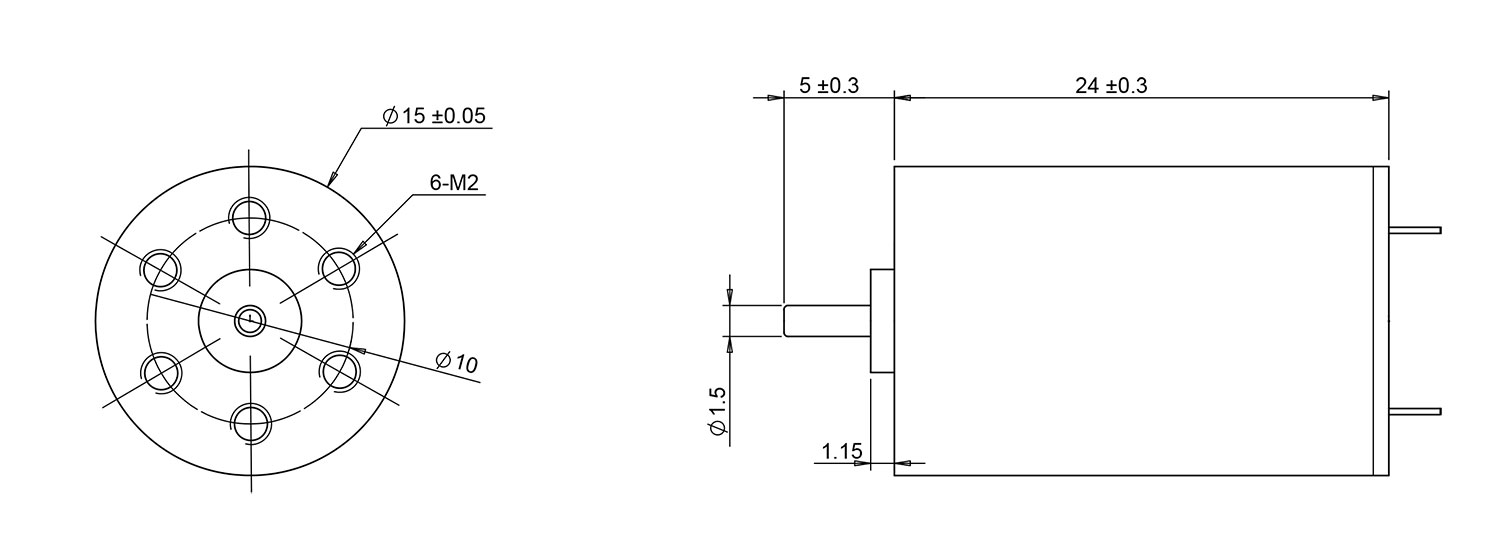 1524 motor drawing