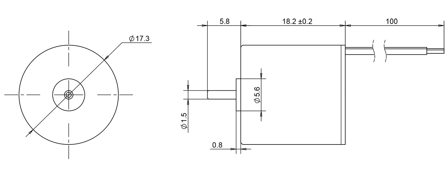 1718 coreless brushless motor