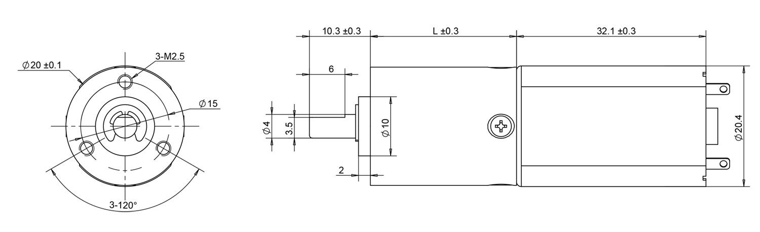 20mm planetary gear motor