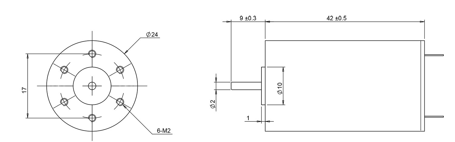 24mm coreless motors