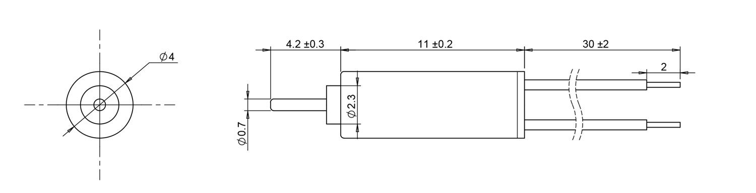 4mm coreless dc motor