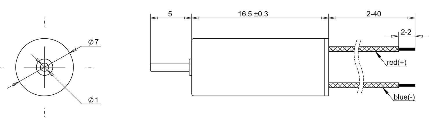 716 coreless dc motor