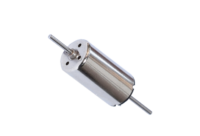 12V coreless dc motor two shaft