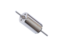 12V coreless dc motor two shaft