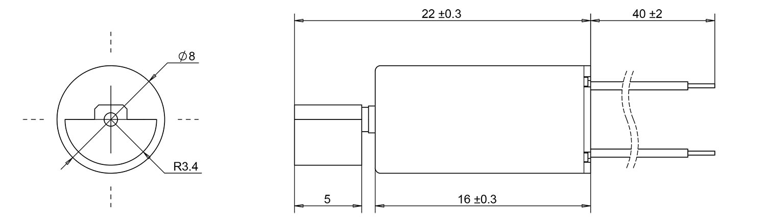 8mm coreless vibration motor