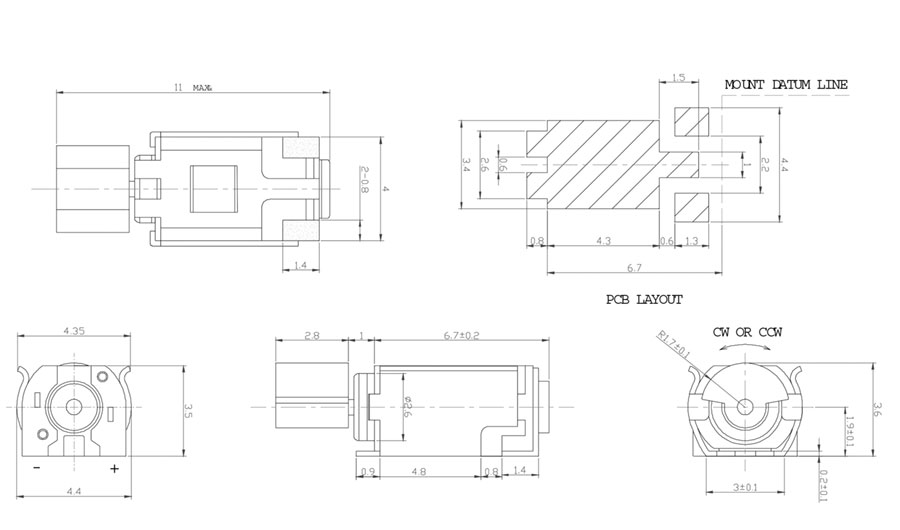 SMD vibration motor